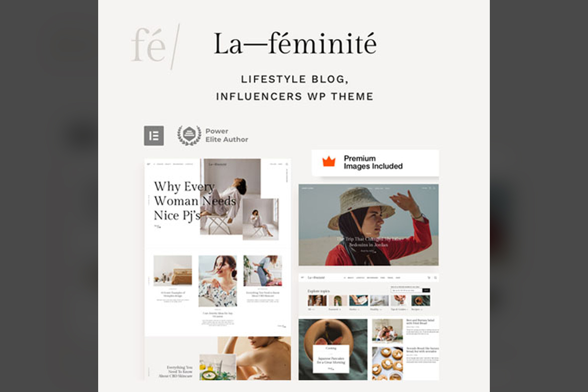 LaFeminite – Personal Blog WordPress Theme v26.0